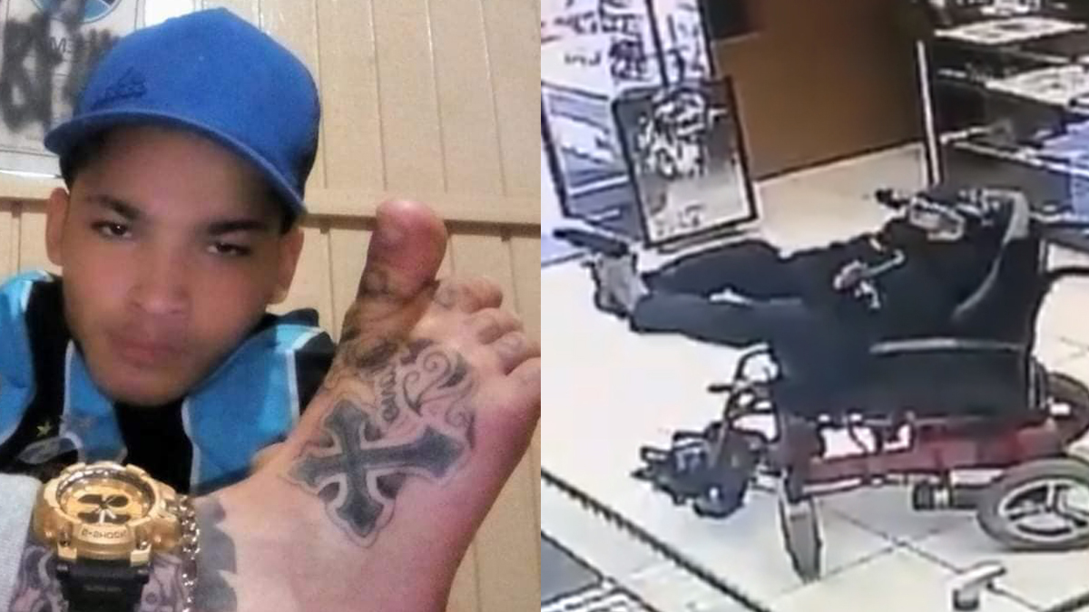 WATCH: Disabled Man Attempts “Armed” Robbery with his Feet